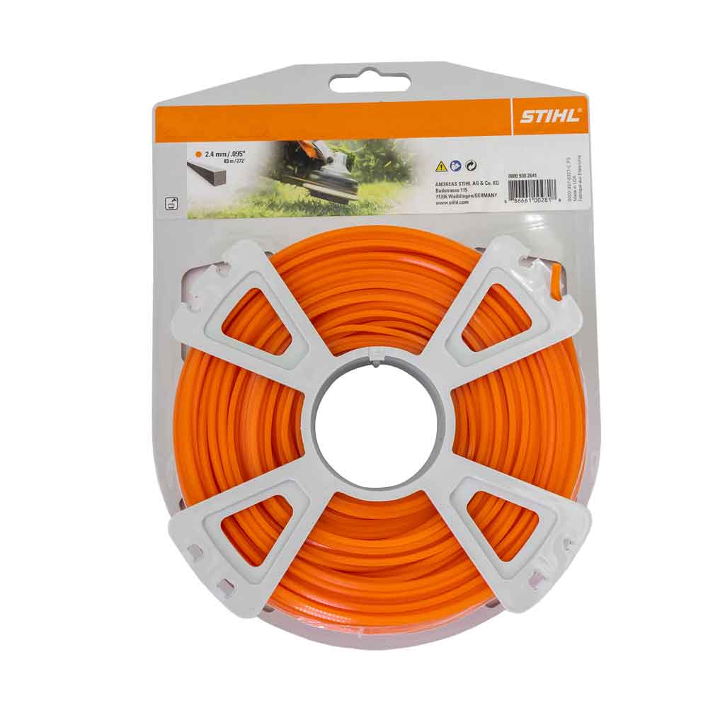 Stihl 9302641 Mähfaden quadratisch Rolle 2,4 mm x 86 m Stihl 9302641 Mähfaden quadratisch Rolle 2,4 mm x 86 m